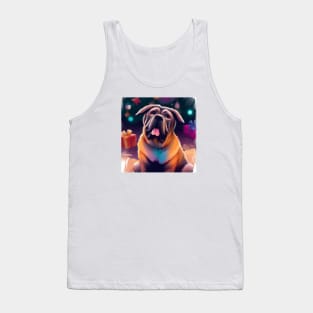 Cute Mastiff Drawing Tank Top